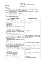 Giáo án dạy các môn học khối lớp 1 - Tuần 33 năm 2011