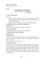 Giáo án Ngữ văn lớp 10 - Tiết 80: Hồi trống Cổ Thành