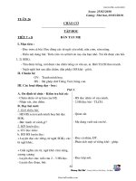 Bài soạn các môn học khối lớp 1 - Trường Tiểu học Kim Đồng - Tuần 26