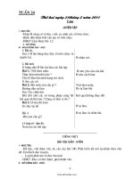 Giáo án tổng hợp môn lớp 1 - Tuần học 24