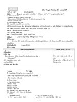 Giáo án Buổi 2 Lớp 4 - Tuần 7 - Năm học 2009-2010