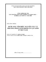 Bước đầu tìm hiểu nguyên tắc và phương pháp giám định cổ vật gốm ở việt nam    công trình dự thi giải thưởng sinh viên nghiên cứu khoa học euréka lần thứ 10 năm 2008  