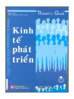 Những chủ đề kinh tế học hiện đại  Kinh tế phát triển  Robert C. Guell; Nguyễn Văn Dung (biên dịch)