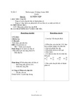 Bài soạn tổng hợp các môn lớp 1 - Tuần 3 năm 2008