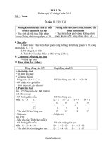 Giáo án môn Toán + Tiếng Việt 1 - Tuần 20