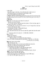 Giáo án Toán Lớp 4 - Tuần 3 - Luyện tập - Năm học 2009-2010