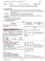 Giáo án Giáo dục hướng nghiệp 11 (bộ môn Tin học văn phòng) - Tuần 18 - Bài 21, 22