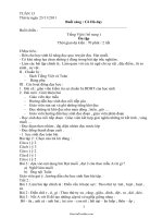 Giáo án tổng hợp môn học lớp 1 - Tuần dạy 13