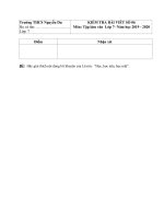 Kiểm tra tập làm văn lầ 6 (Cô Phụng)