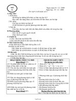 Giáo án dạy Đại số 10 tiết 31: Ôn tập cuối học kỳ I