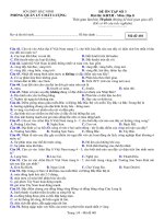 đề ôn tập tại nhà môn địa lý lớp 12 trong thời gian tạm