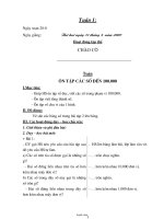 Giáo án các môn khối 4 (chi tiết) - Tuần 1