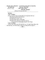 ĐỀ THI HỌC SINH GIỎI MÔN NGỮ VĂN LỚP 7( NH 2018-2019)