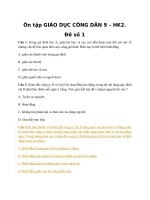 ôn tập kiểm tra đánh giá giữa kì 2 khối 9 năm học 2020 2021 thcs chu văn an