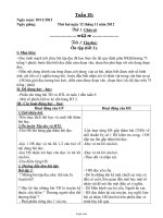 Giáo án tổng hợp môn lớp 4 - Tuần số 10 năm 2012