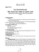 Giáo án Ngữ văn lớp 10 tiết 44 Đọc văn: Tại lầu hoàng hạc tiễn mạnh hạo nhiên đi quảng lăng (Hoàng hạc lâu tống mạnh hạo nhiên chi quảng lăng) Lí Bạch