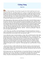 Giáo án Ngữ văn khối 11 - Giăng sáng - Nam Cao