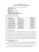 Phu luc 1. De cuong chi tiet hoc phan Toan tai chinh