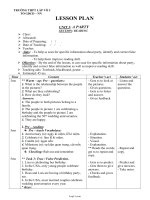 Bài soạn môn học Tiếng Anh 11 - Unit 3: A party - Section: Reading