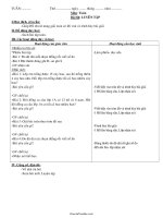 Giáo án Toán lớp 1 - Bài 84: Luyện Tập