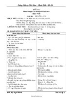 Giáo án Tổng hợp môn lớp 1 - Tuần số 12 - Trường Tiểu học Cần Kiệm