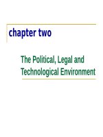 The political, legal and technological environment (kỹ NĂNG mềm SLIDE) 