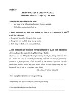 TUẦN 23 - PHIẾU HỌC TẬP- LUYỆN TỪ VÀ CÂU - MỞ RỘNG VỐN TỪ: TRẬT TỰ - AN NINH