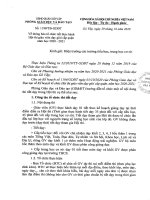 Về thông báo tổ chức tiết thực hành Hội thi giáo viên dạy giỏi cấp quận năm học 2020-2021