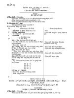 Giáo án tuần 16 - GVCN: Trần Thị Phương Thúy