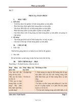 Giáo án môn Vật lý khối 11 - Bài 27: Phản xạ toàn phần