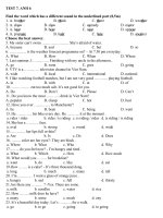 tiếng anh lớp 6 thcs bình dương