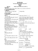 Giáo án Tổng hợp môn học lớp 4 - Tuần thứ 23