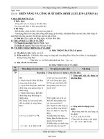 Giáo án Vật lý lớp 11 - Trường THPT Tăng Bạt Hổ - Tiết 16: Điện năng và công suất điện. định luật jun-Lenxơ (tiếp)