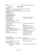 Giáo án dạy học lớp 1 - Tuần 23 (chuẩn kiến thức)