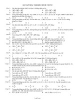 Bài tập trắc nghiệm chủ đề Véctơ