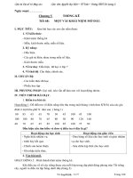 Giáo án Đại số lớp 10 nâng cao tiết 68 đến 76: Chương 5 Thống kê