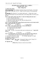 Đề kiểm tra cuối học kỳ II - Khối 4 năm học 2012 - 2013 môn: Tiếng Việt