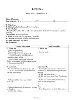 Bài soạn môn học Tiếng Anh 11 - Lesson 6 period 57: Exercise 6 & 7