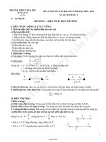 Đề cương ôn tập học kì I - Năm học 2009 - 2010 Vật lí cơ bản 11