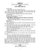 GIÁO ÁN TUẦN 19 - BS (NĂM HỌC 2020-2021)