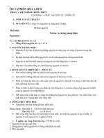 ĐỀ CƯƠNG ÔN TẬP HÓA HỌC LỚP 8