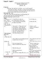 Giáo Án Lớp 1 - Tuần 8 - Đỗ Thị Thanh Hiền - Trường tiểu học B Yên Trung