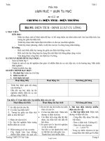 Giáo án giảng dạy môn Vật lý 11 - Chương I: Điện tích - Điện trường - Bài 01: Điện tích - Định luật cu lông