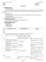 Giáo án Đại số 7 - Tiết 14: Luyện tập