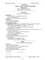 Giáo án Buổi 2 Lớp 4 - Tuần 25 - Năm học 2009-2010 - Nguyễn Thị Hảo