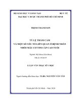 tỷ lệ trầm cảm và một số yếu tố liên quan ở bệnh nhân nhồi máu cơ tim cấp cao tuổi 