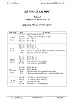 Giáo án Lớp 1 - Tuần 19 - Lê Thị Nhương - Trường tiểu học số 1 Hoà Tân Tây