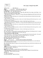 Giáo án Buổi 2 Lớp 4 - Tuần 5 - Năm học 2009-2010