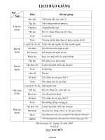 Giáo án Lớp 4 - Tuần 8 - Năm học 2005-2006 - Mai Thị Loan