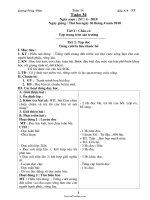 Kế hoạch bài dạy khối 4 - Tuần 34